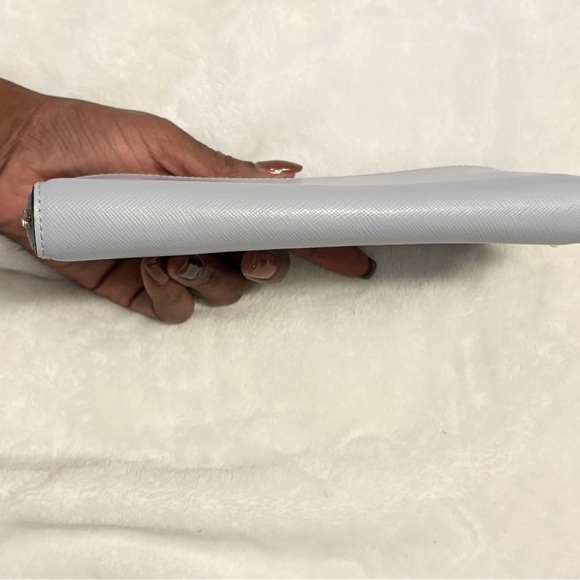 Kate Spade Continental Light Blue Zip-Around Wallet - Picture 5 of 15